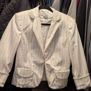 Worthington White Pinstripe Women’s Blazer